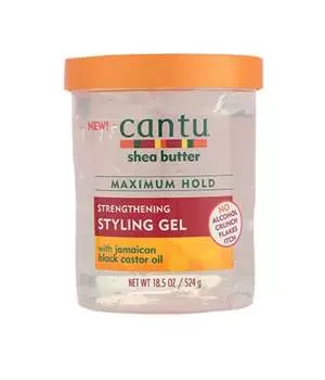 Укрепляющий гель для укладки Black Castor, Укрепляющий гель высокой фиксации Cantu