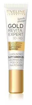 Укрепляющий крем для глаз с охлаждающим эффектом Eveline Cosmetics Gold Revita Expert