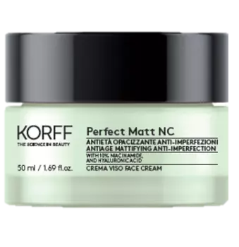 Укрепляющий, матирующий крем для лица perfect matt nc antiage mattifying anti - imperfection face cream Korff, 50 мл