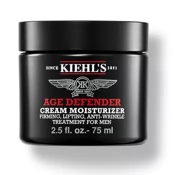 Укрепляющий увлажняющий крем для лица для мужчин age defender cream moisturizer Kiehl'S, 75 мл