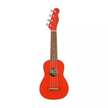Укулеле Fender FSR Venice сопрано Ukulele, fiesta red