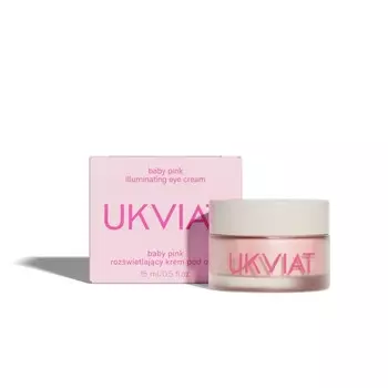 UKVIAT baby Pink, Осветляющий крем для глаз, 15 мл