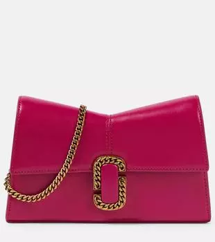 Ул. кожаный кошелек marc на цепочке Marc Jacobs, розовый