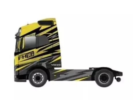 Ул. Пожарные автомобили Volvo FH16 Met Grey 1:43 BBURAGO