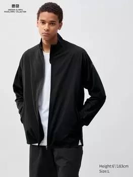 Ультра эластичная сухая куртка Uniqlo, черный