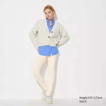 Ультра-эластичные леггинсы UNIQLO, белый
