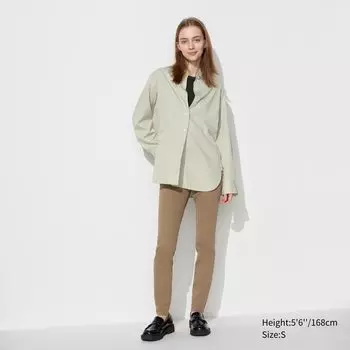 Ультра-эластичные леггинсы UNIQLO, коричневый