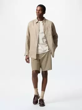 Ультра эластичные шорты Uniqlo, бежевый