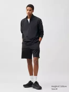 Ультра эластичные сухие шорты Uniqlo, черный