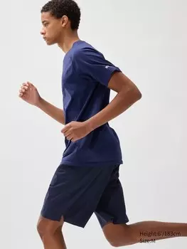 Ультра эластичные сухие шорты Uniqlo, синий