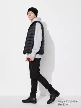 Ультра эластичные узкие джинсы Uniqlo, черный