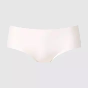 Ультра бесшовные трусы с низкой талией AIRism UNIQLO, светло-бежевый