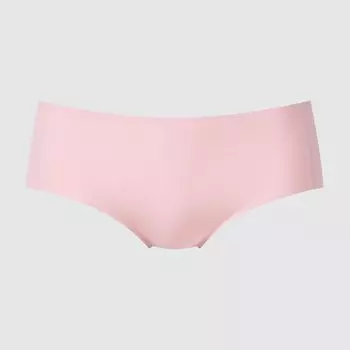 Ультра бесшовные трусы с низкой талией AIRism UNIQLO, розовый