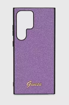Ультра чехол для телефона S24 Ultra S928 Guess, фиолетовый