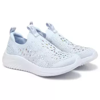 Ультра гибкие кроссовки-слайдеры для маленьких/больших детей Skechers, голубой