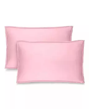 Ультра-мягкая подушка с двойной наческой, стандартный набор Bare Home, розовый