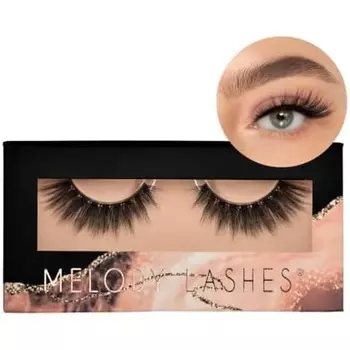 Ультра пушистые веганские ресницы «Балерина», Melody Lashes