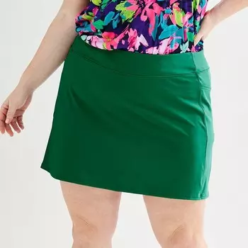 Ультраэластичная юбка больших размеров Tek Gear, цвет Rugged Green