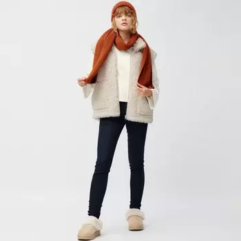 Ультраэластичные джинсы скинни + EC GU, темно-синий