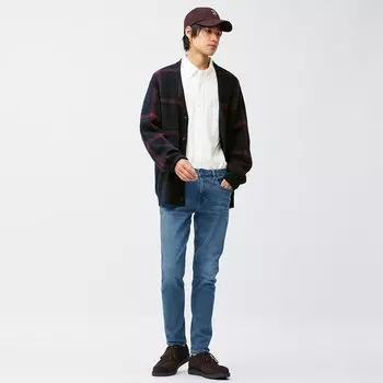 Ультраэластичные джинсы скинни GU, синий