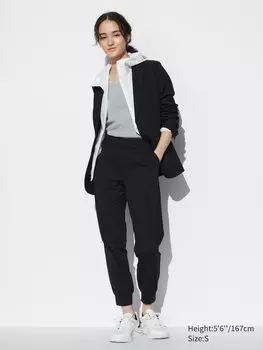 Ультраэластичные джоггеры Airism Uniqlo, цвет 09 черный