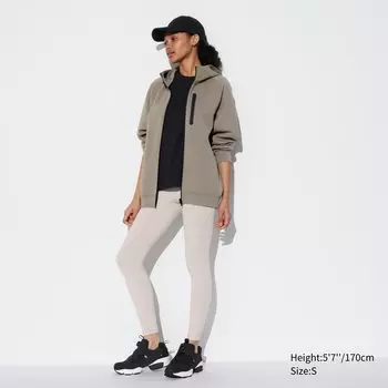 Ультраэластичные леггинсы AIRism с карманами UNIQLO, светло-бежевый