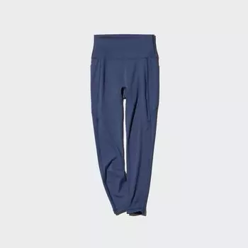 Ультраэластичные леггинсы AIRism с карманами UNIQLO, темно-синий