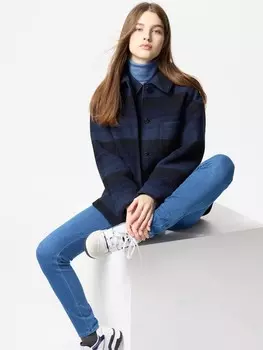 Ультраэластичные леггинсы Uniqlo, синий