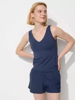 Ультраэластичные шорты airism Uniqlo, синий