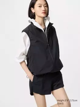Ультраэластичные шорты для активного отдыха Uniqlo, цвет 09 черный