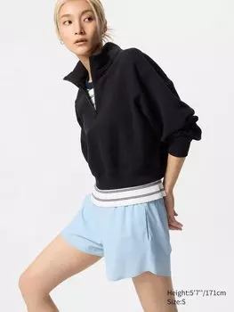 Ультраэластичные шорты для активного отдыха Uniqlo, цвет 61 синий