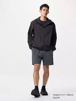 Ультраэластичные шорты для активного отдыха Uniqlo, цвет 08 серый
