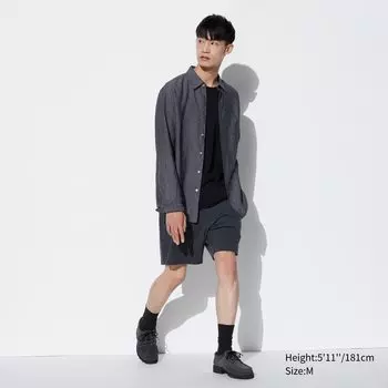 Ультраэластичные шорты DRY-EX UNIQLO, темно-серый