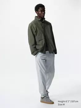 Ультраэластичные спортивные брюки Dry-Ex длинные Uniqlo, цвет 02 серый