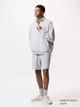 Ультраэластичные спортивные шорты Uniqlo, цвет 05 серый