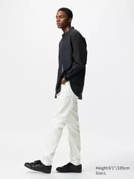 Ультраэластичные узкие цветные джинсы Uniqlo, цвет 00 белый