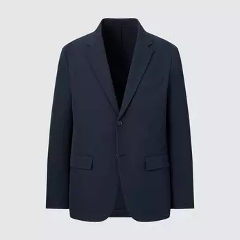 Ультралегкая куртка-блейзер AIRsense UNIQLO, темно-синий