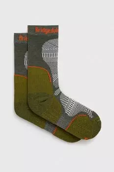 Ультралегкие носки T2 Coolmax Performance Bridgedale, зеленый