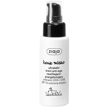 Ультралегкий крем для лица с spf15, 50 мл Ziaja Kozie mleko