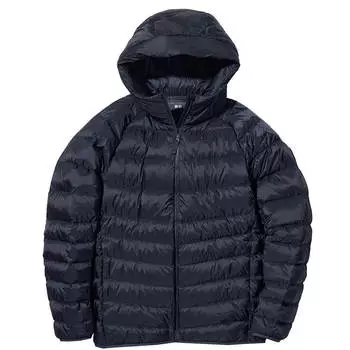 Ультралегкий пуховик Uniqlo 3D Cut, 69 темно-синий