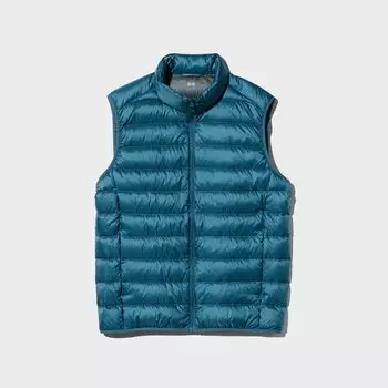 Ультралегкий пуховый жилет UNIQLO, 66 синий