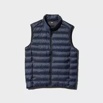 Ультралегкий пуховый жилет UNIQLO, 69 темно-синий