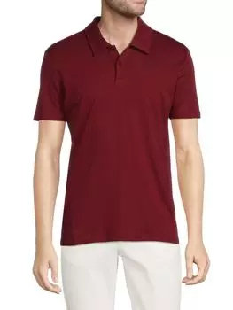 Ультралюксовая рубашка-поло Saks Fifth Avenue, цвет Cabernet
