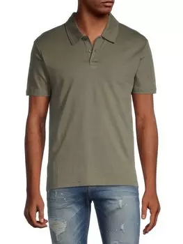 Ультралюксовая рубашка-поло Saks Fifth Avenue, цвет Dusty Olive