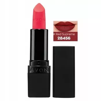 Ультраматовая красная губная помада AVON Supreme
