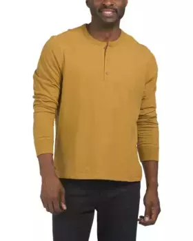 Ультрамягкая футболка с длинными рукавами Untuckit, желтый