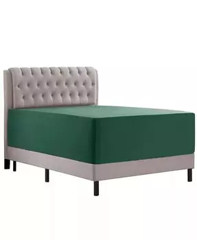 Ультрамягкая, очень глубокая простыня с карманами размером 18–21 дюйм — размер «Калифорния» (King Size) Empyrean Bedding, зеленый