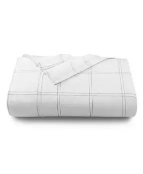 Ультрамягкая простыня с плоской поверхностью с двойной щеткой Twin/Twin XL Bare Home, белый