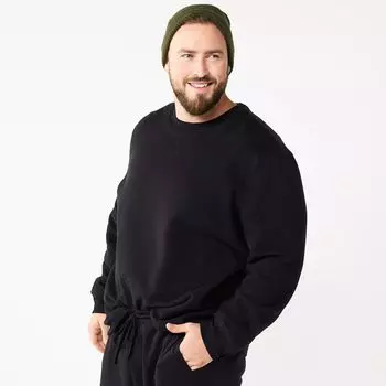 Ультрамягкая толстовка с круглым вырезом Big & Tall Tek Gear