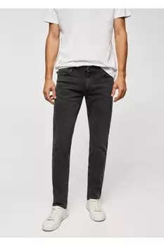 Ультрамягкие джинсы Патрика узкого кроя Mango, серый